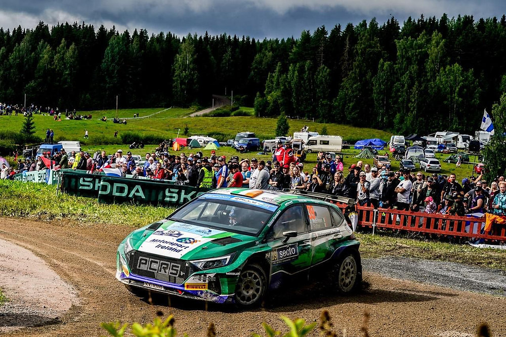 John Ralston Rally History-making John Coyne finishes World Rally Championship event at 73