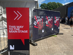Signs to Stage at Nudgestock 2025. I Have The Power