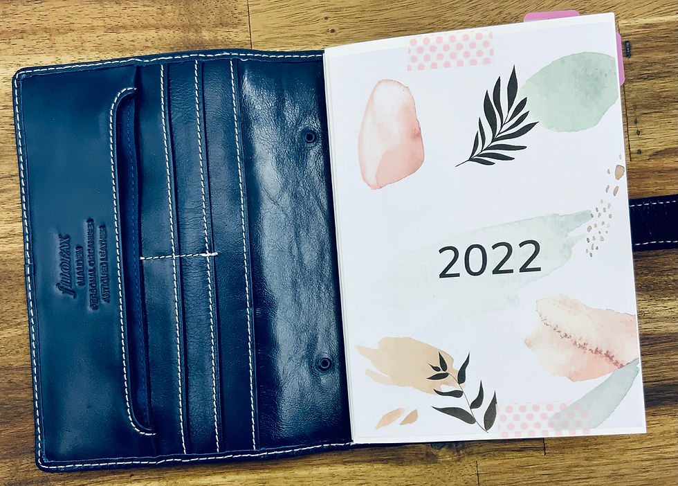 Filofax Malden Personal Size in blue