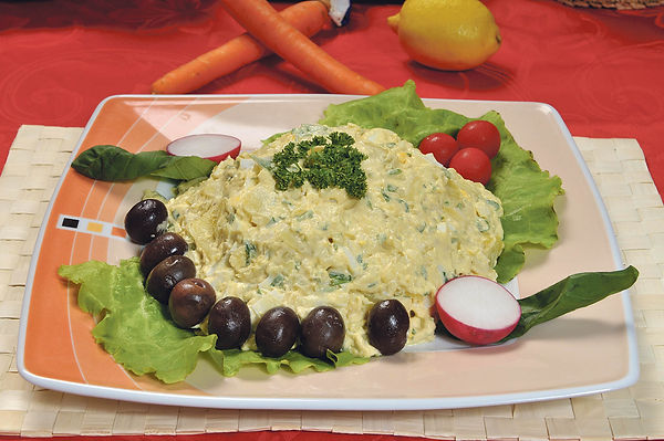salad with mayonaise, sour cream, homemade, serbian food, serbian kitchen, serbian cousine, serbian cookbook, serbian food guide, tasty, jummy, delicious, for tourists, visit serbia, travel in serbia, book for tourists, cook book, best food in serbia,