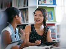 Classmates in the Library