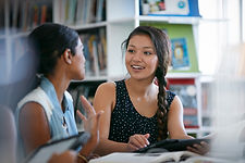 Classmates in the Library