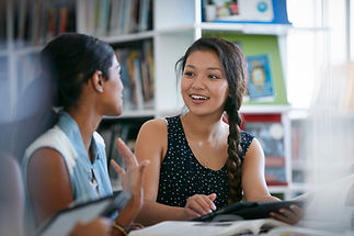 Classmates in the Library