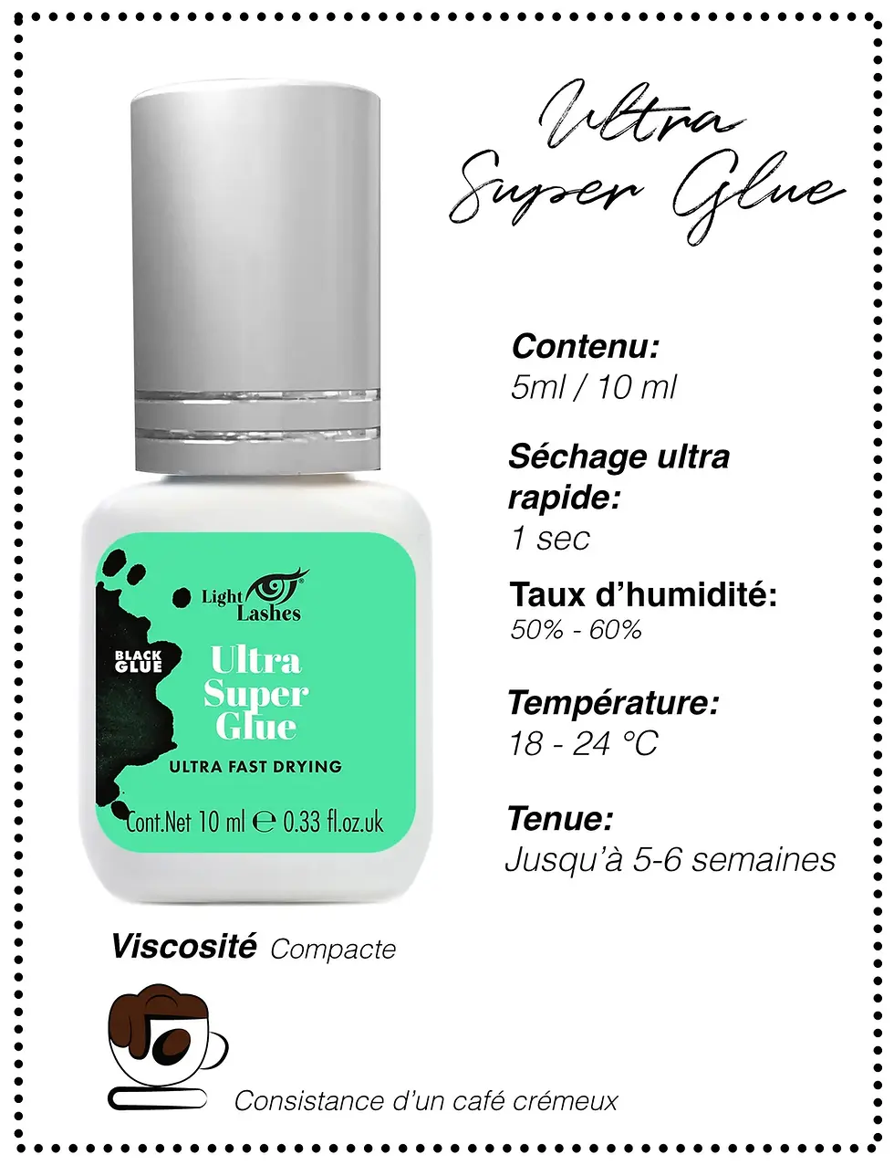 Miniature : Colle extension de cils Ultra Super