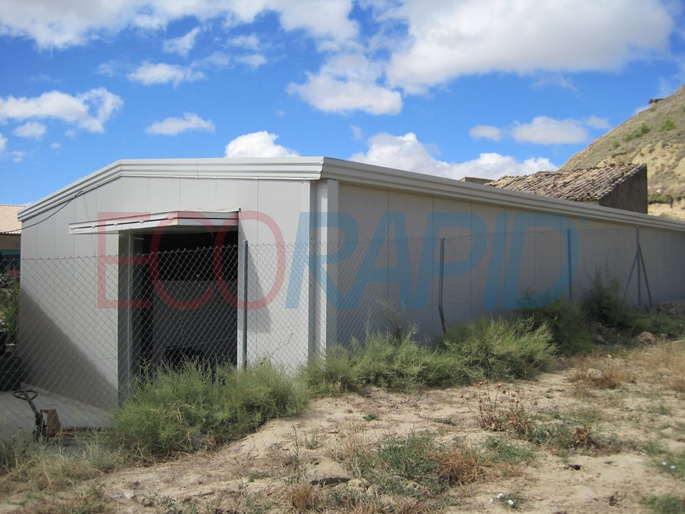 Tinglados modulares desmontables