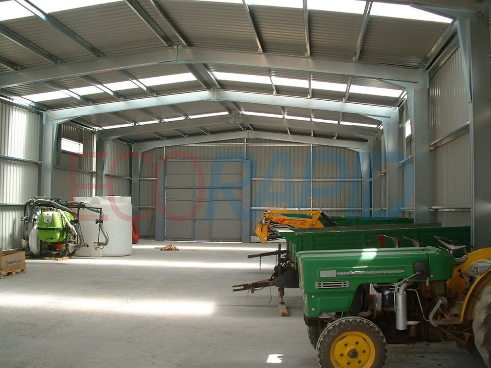 Tinglados modulares desmontables