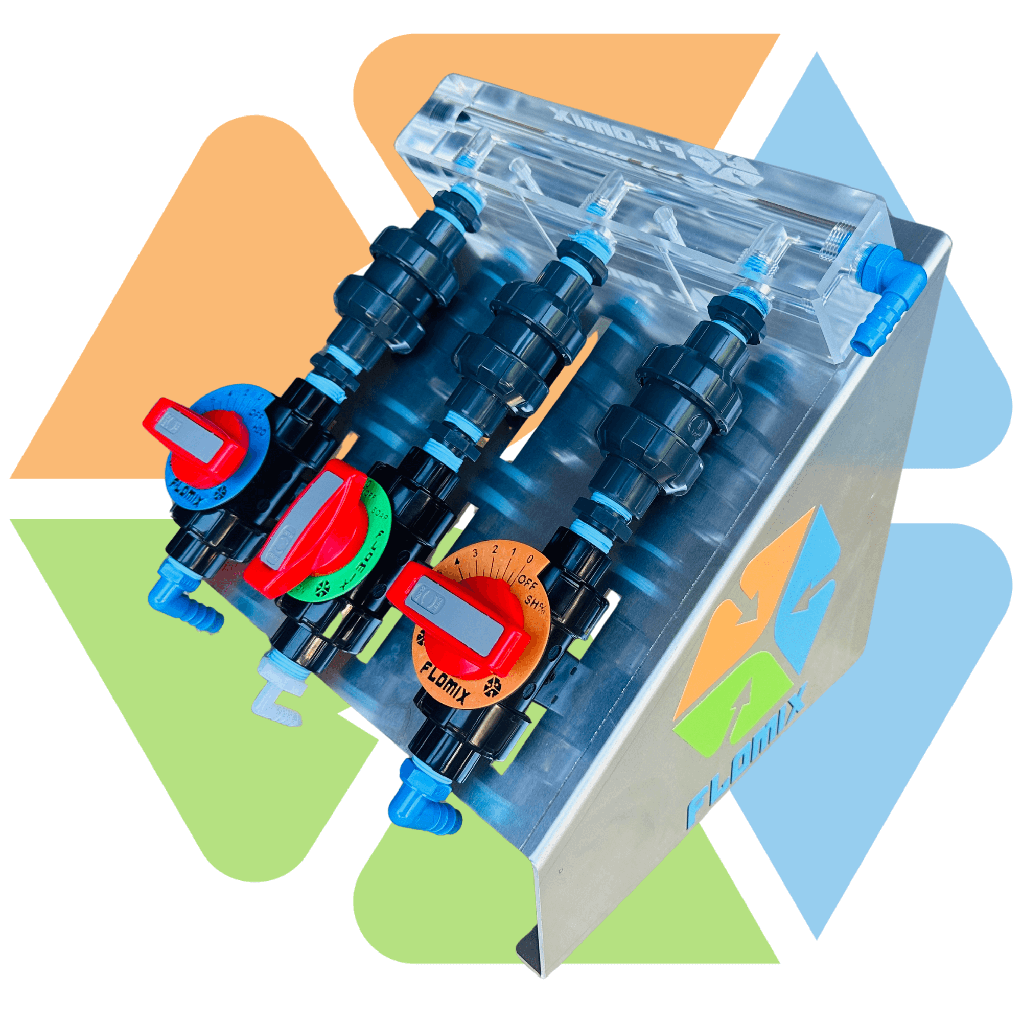 Acrylic Manifold With Stand Console