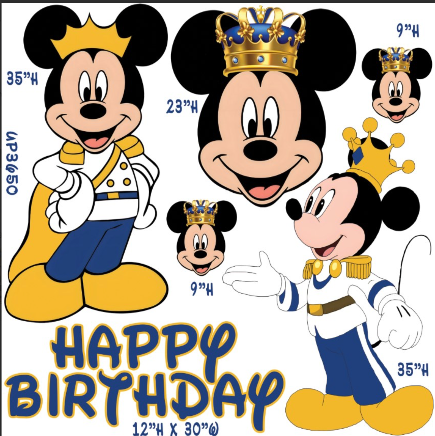 UP3650HS MICKEY ROYAL