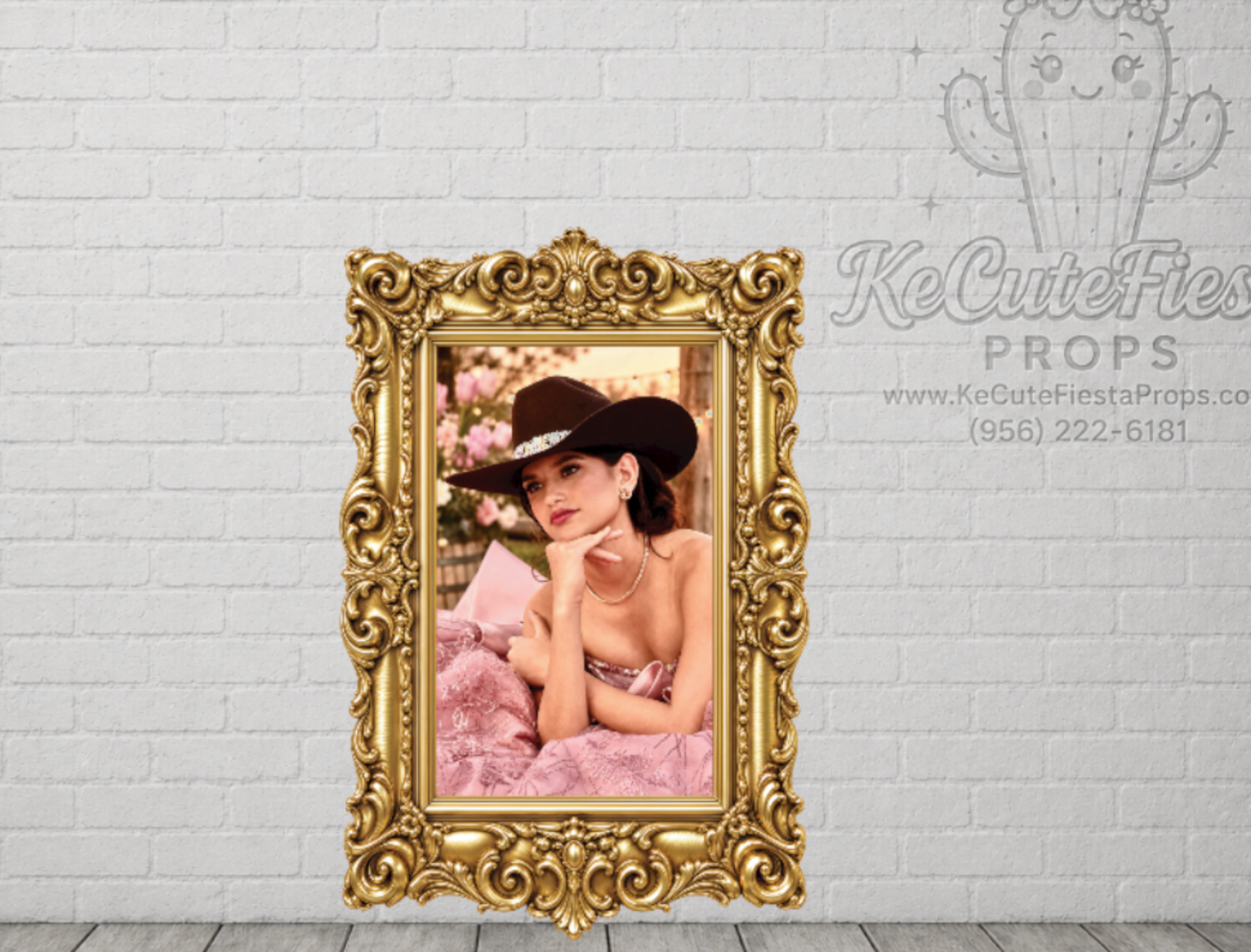 JL2310QS3 SB GOLD PORTRAIT FRAME CUSTOM