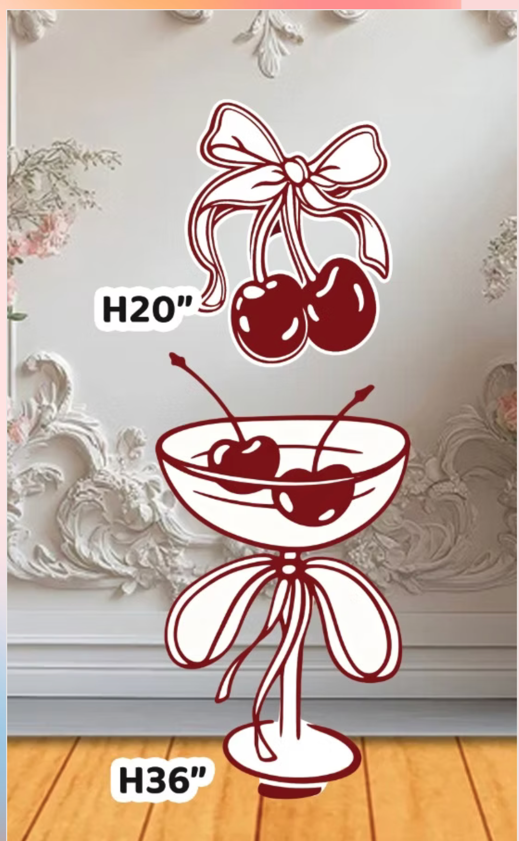 RA3499 MARTINI RED AND CHERRY