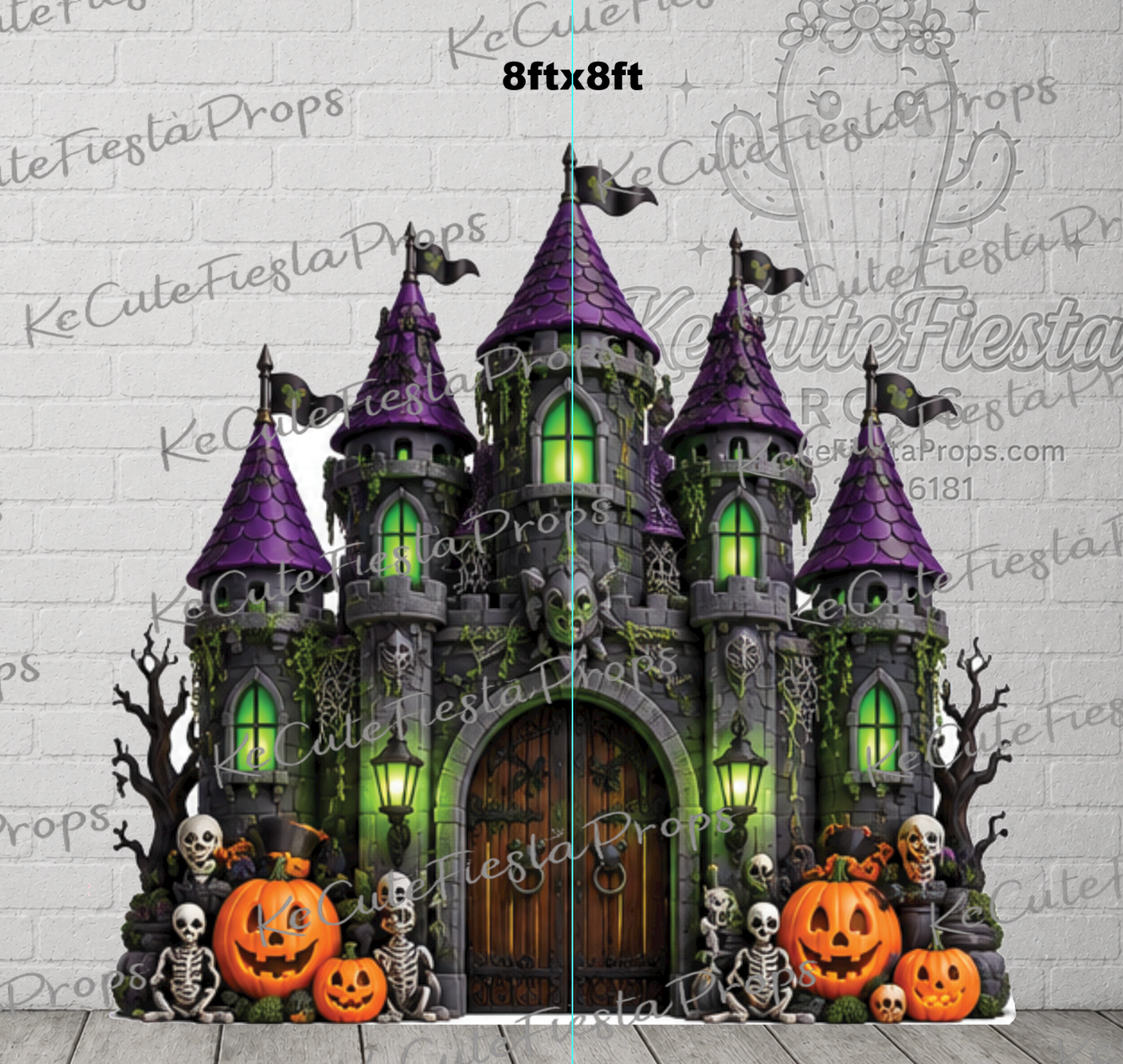 scary halloween castle
