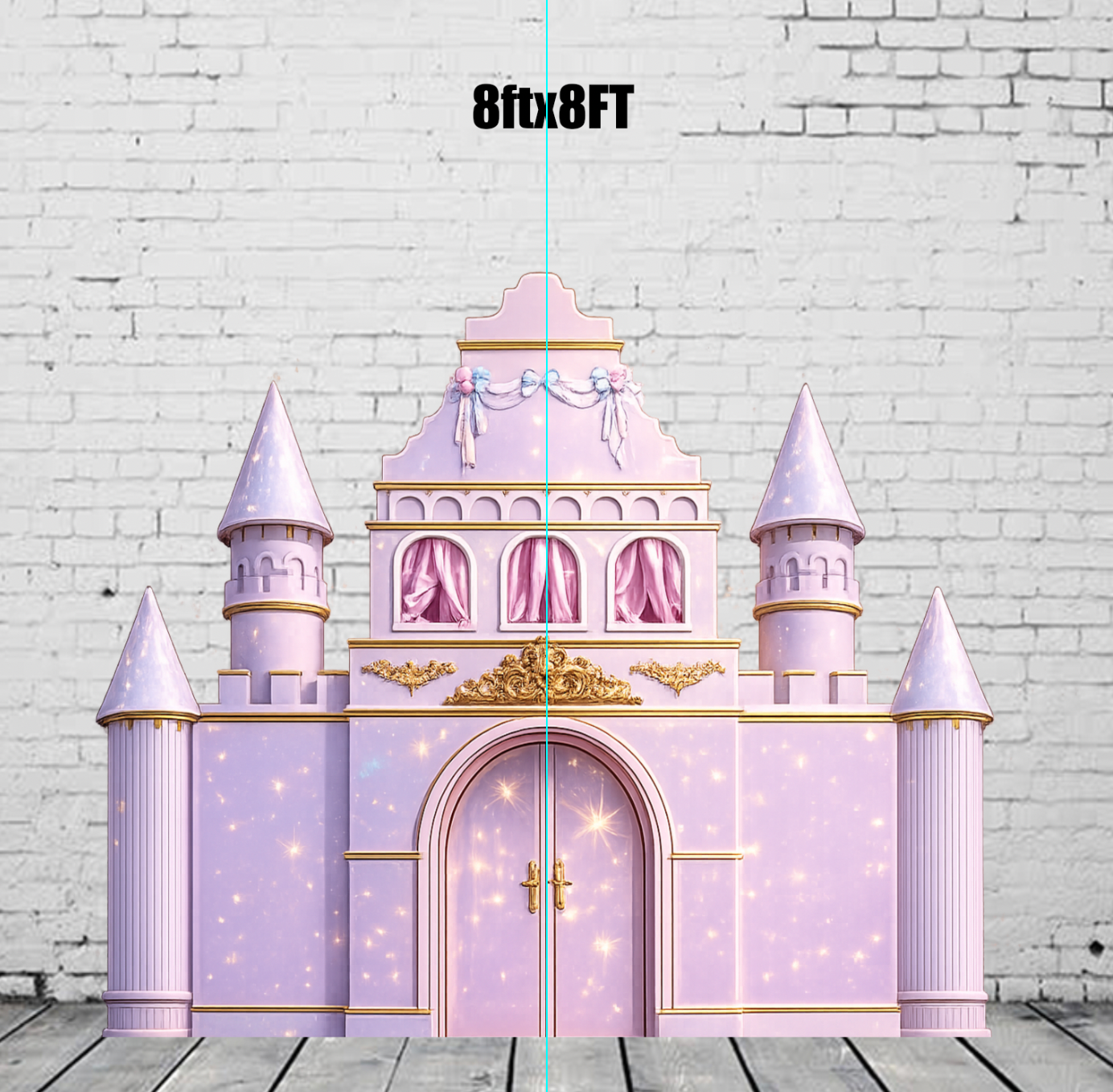 purple PRINCESS CASTLE inspired