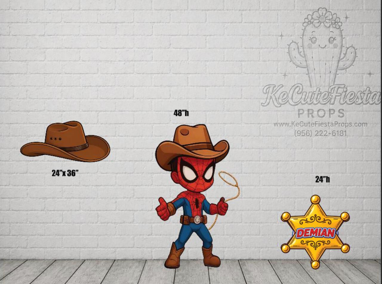 JL2067QS3 Custom Cowboy Spidey