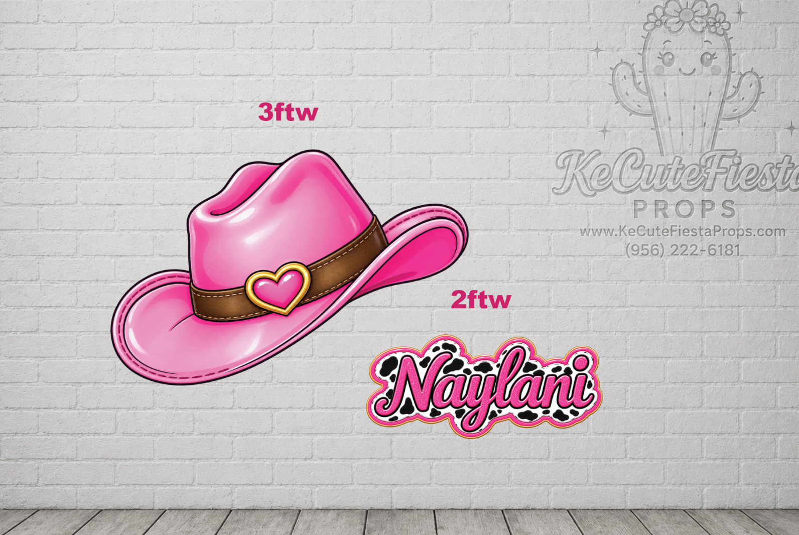 JL2093QS PINK HAT AND CUSTOM NAME SET
