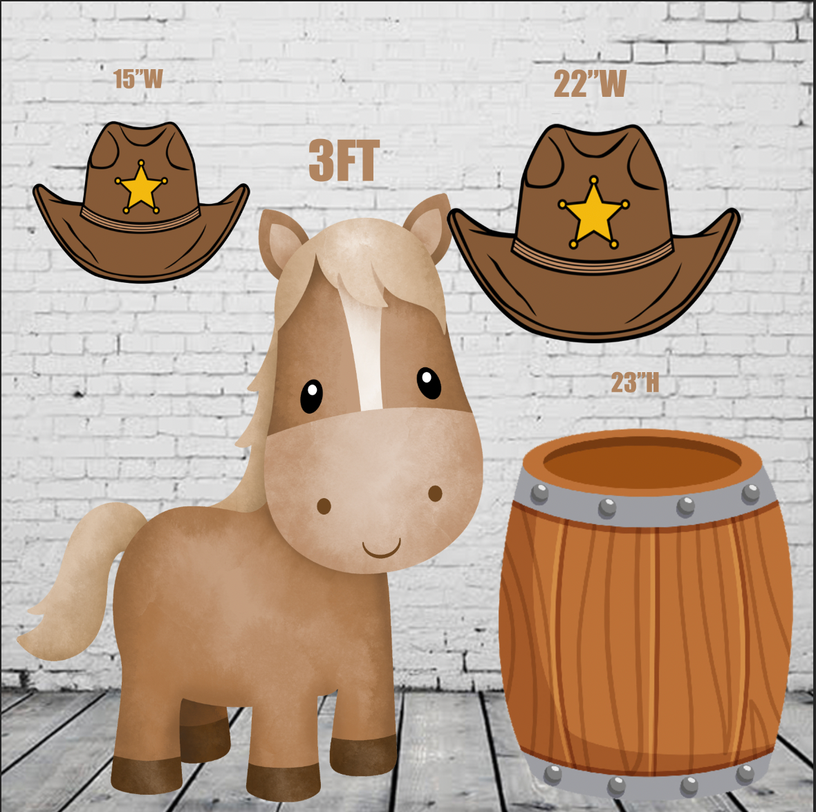 JL1776HS HORSE WESTERN