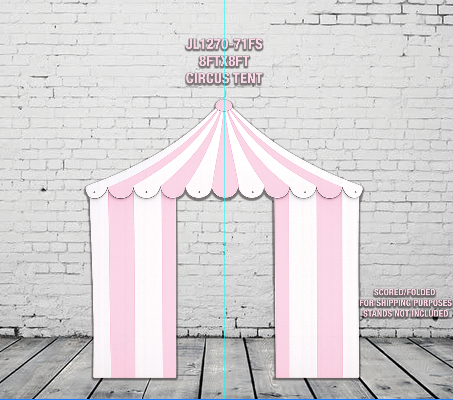 JL1270-71FS SB PINK CIRCUS TENT