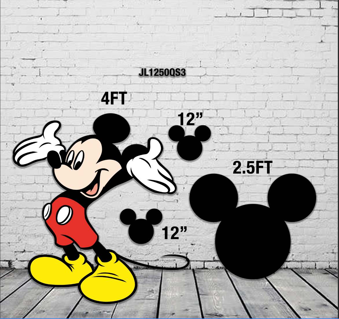 JL1250QS3 MICKEY MOUSE SET