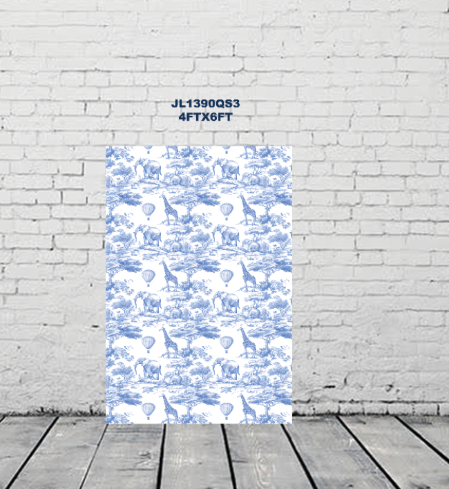 JL1390QS3 SB BLUE TOILE PANEL RECTANGULAR