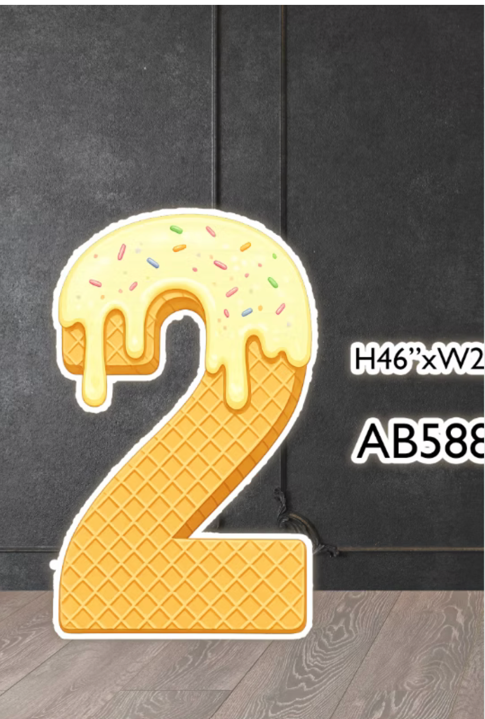 ice cream number 2 at 4ft tall