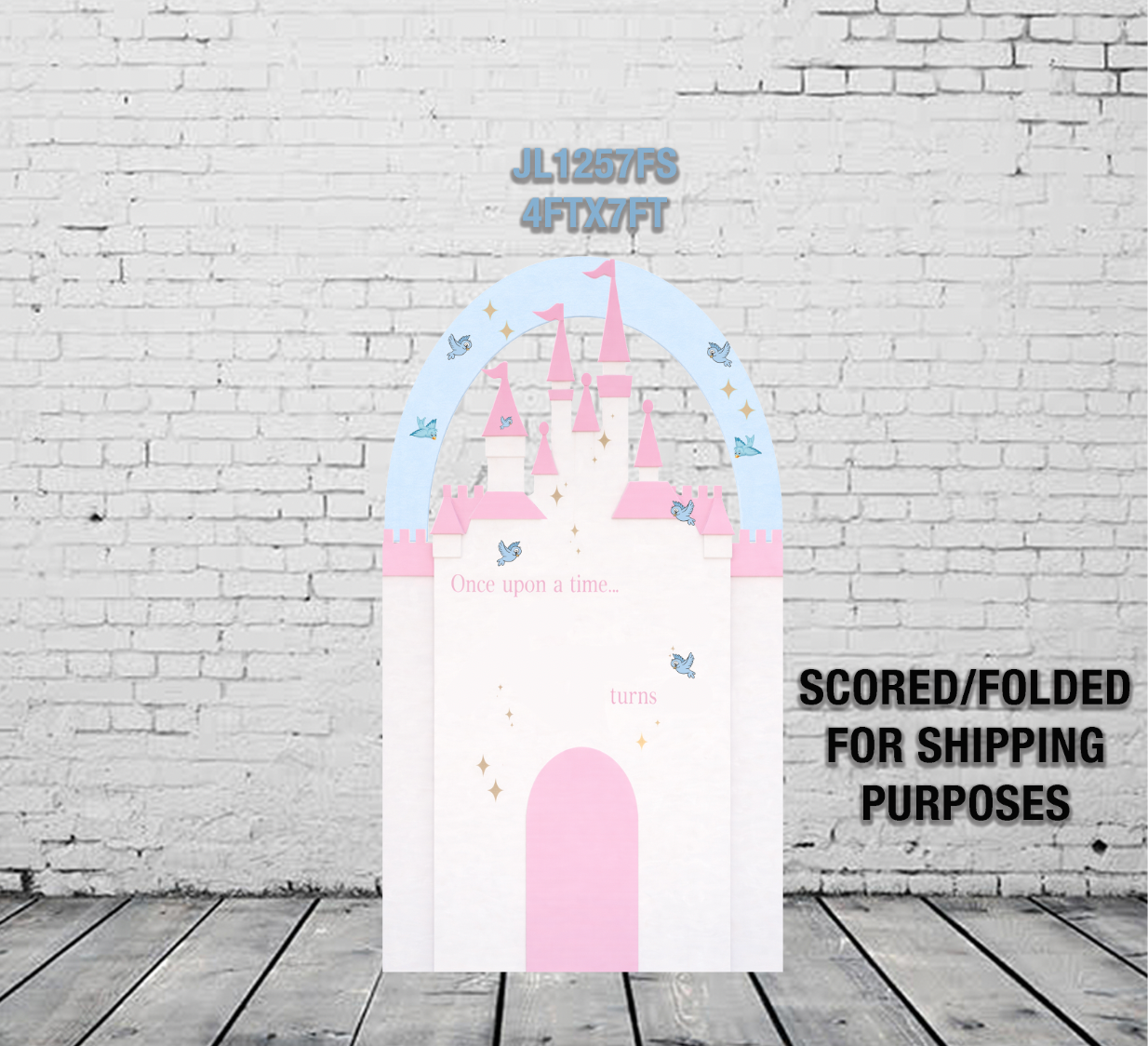 JL1257FS SB PINK PRINCESS CASTLE