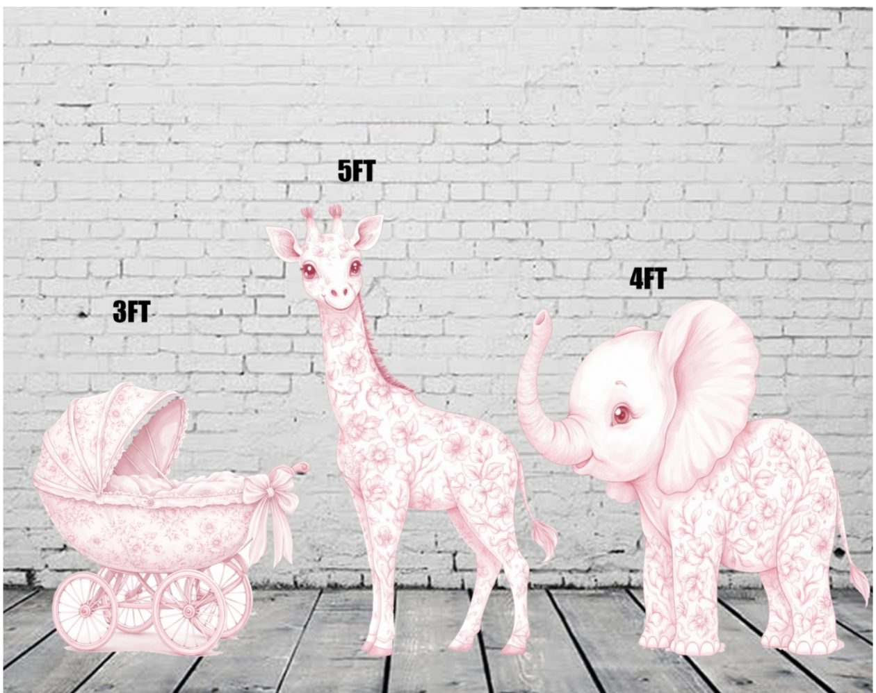 JL1491QS3 SB-JL1492HS PINK TOILE SAFARI SET