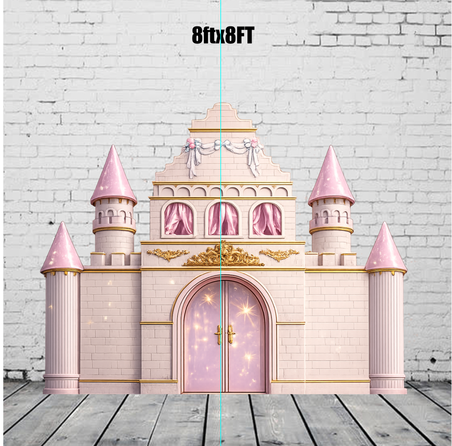 off white and pink PRINCESS CASTLE inspired