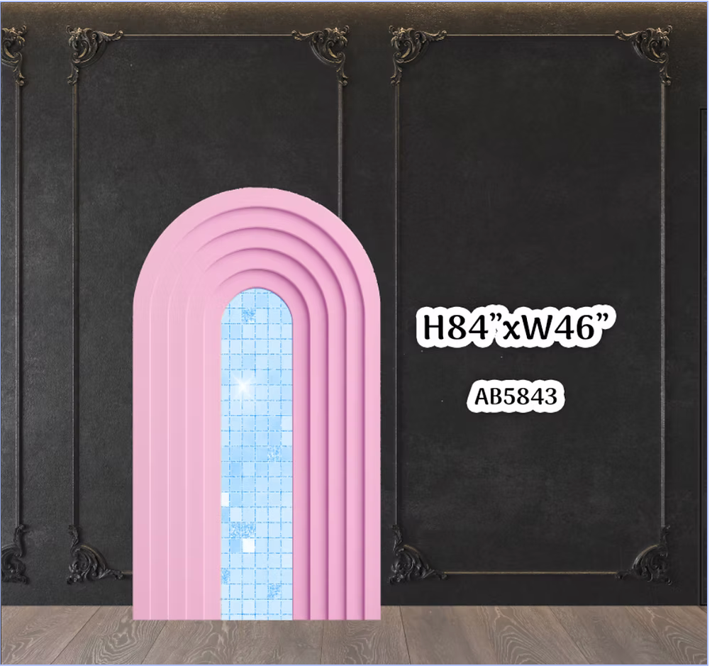 AB5843FS 4x7 Pink blue Ripple arch sb