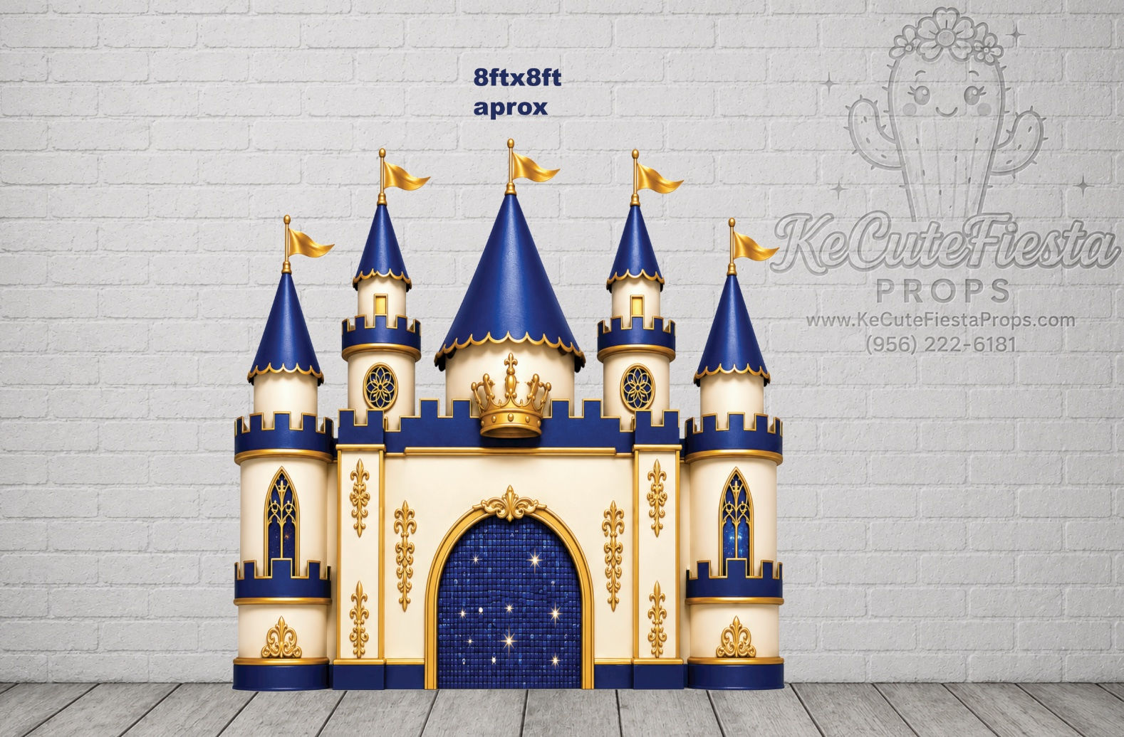 JL955-56FS SB BLUE AND GOLD CASTLE