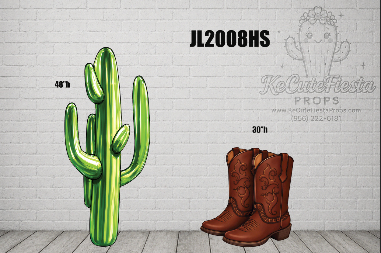 JL2008HS SB Cactus and Boots Set