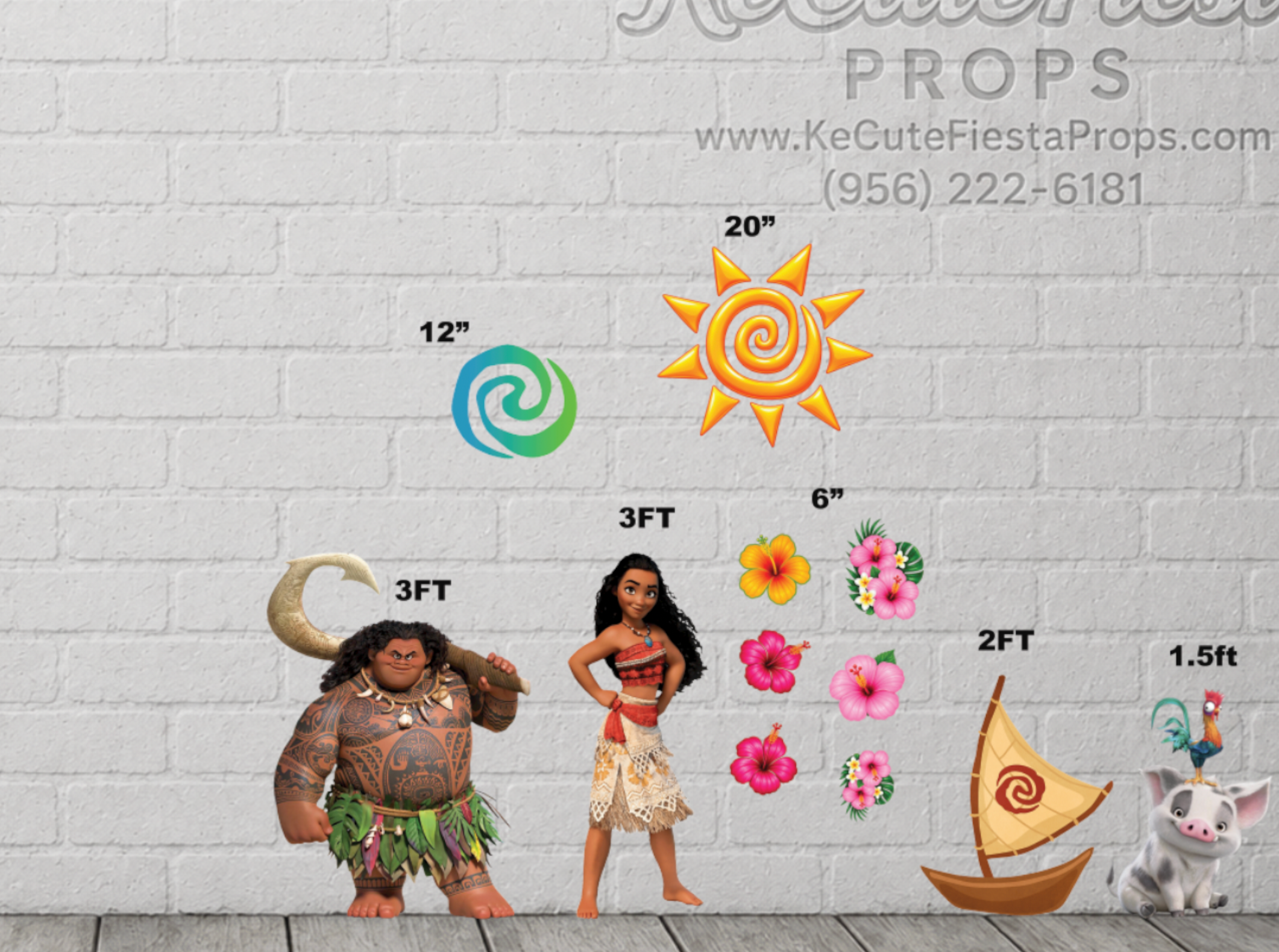 moana custom set