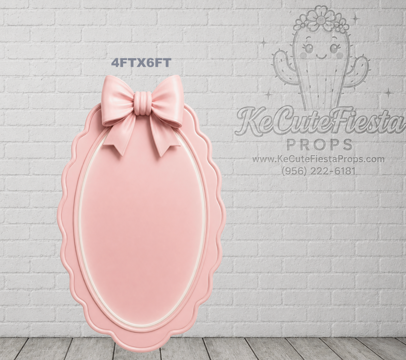 PINK WAVY WITH BOW PANEL
