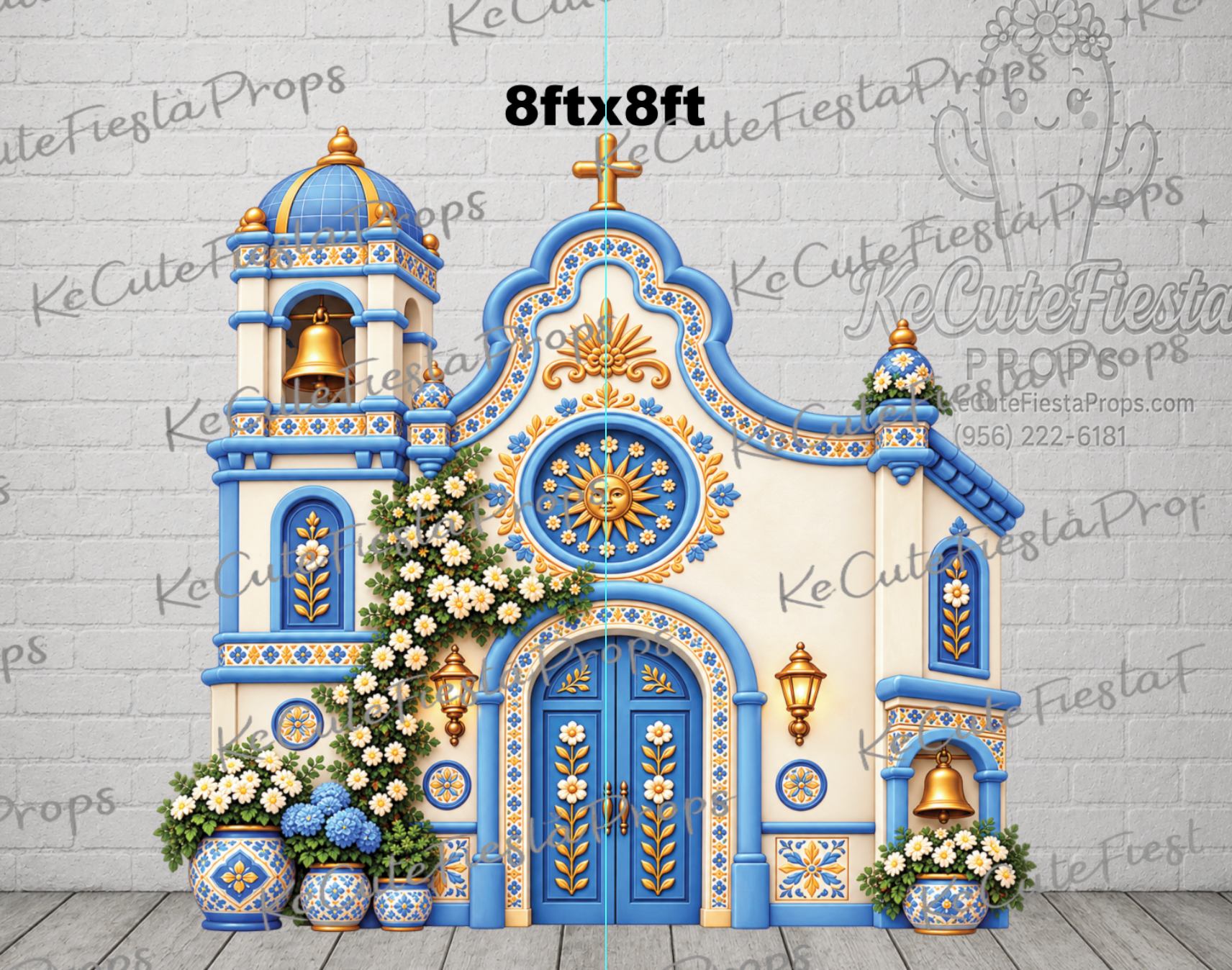 blue church mexican style