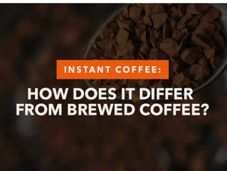 Instant Coffee Vs. Freshly Brewed Coffee - What Are the Main Differences?
