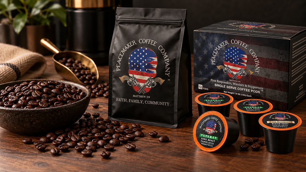 Peacemaker Coffee Company private-label single-serve coffee pod co-packing