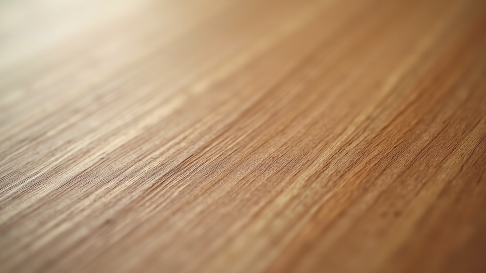 Close-up view of samán wood texture showing natural grain and color