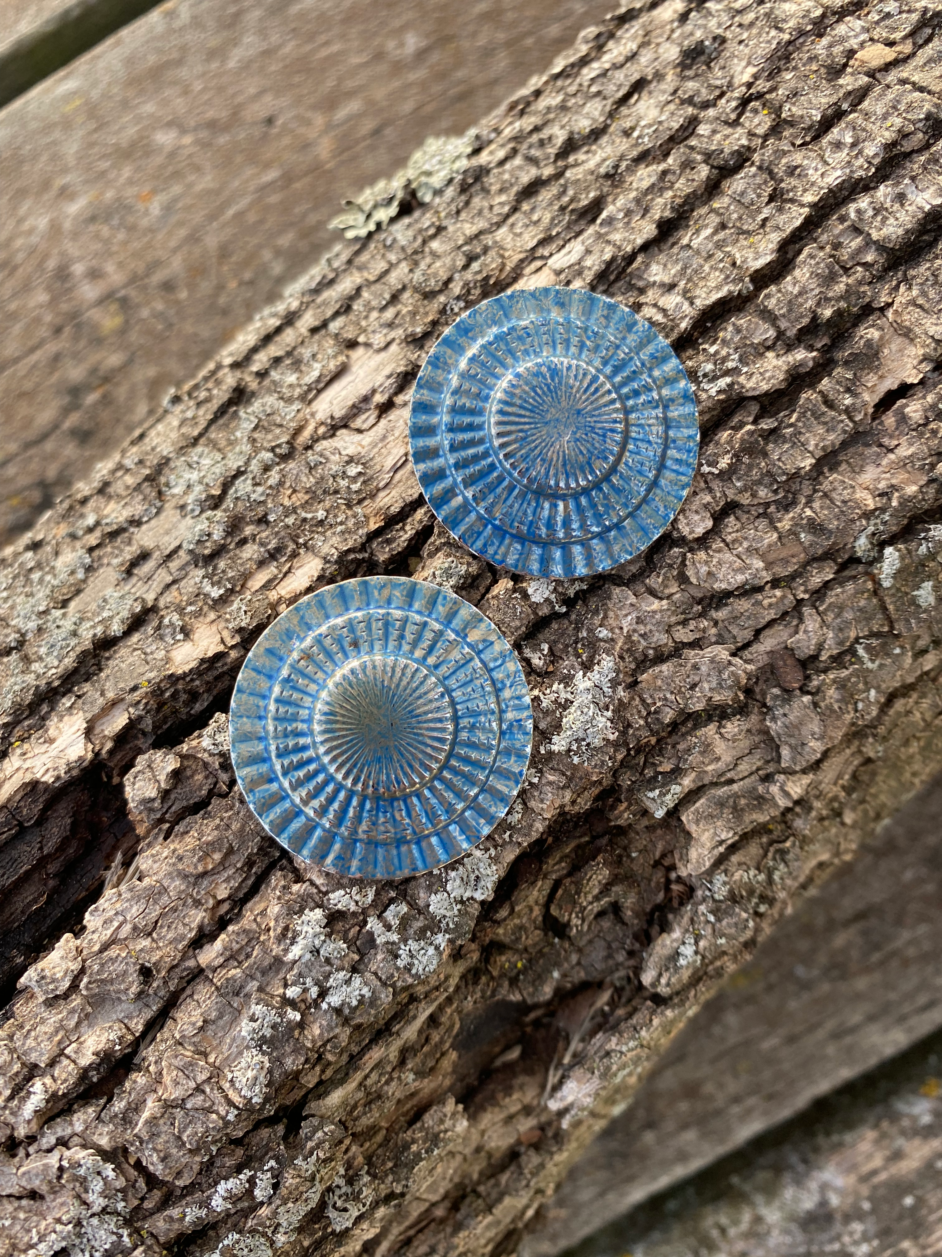Circular statement Earrings