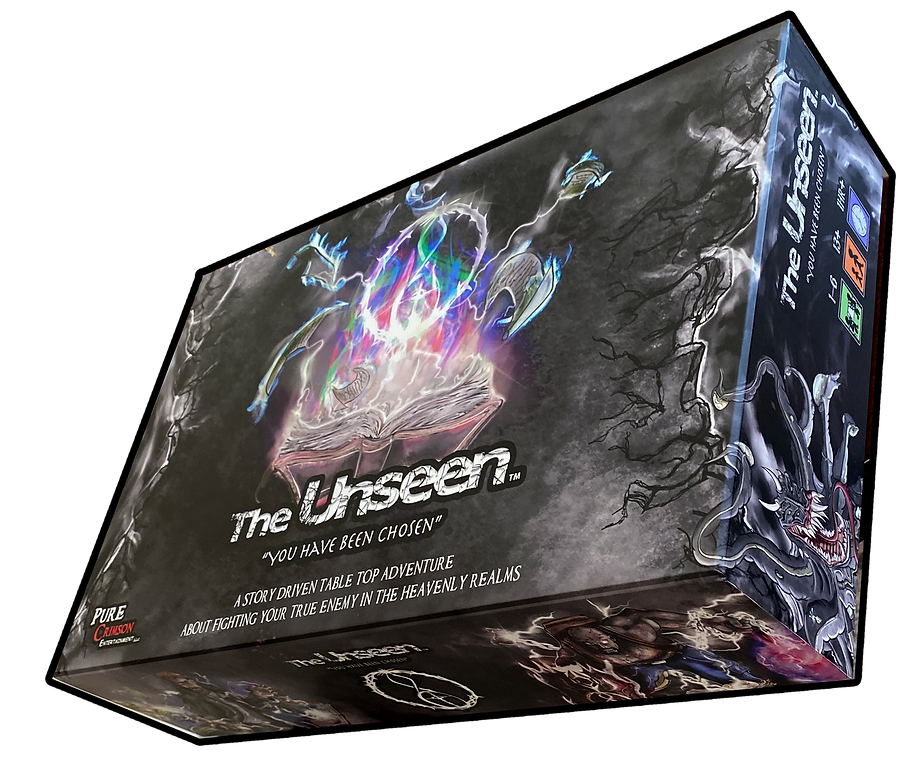 The Unseen Board Game Box Art