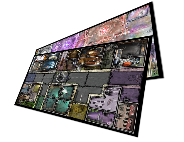 Two game boards in one box of The Unseen game.