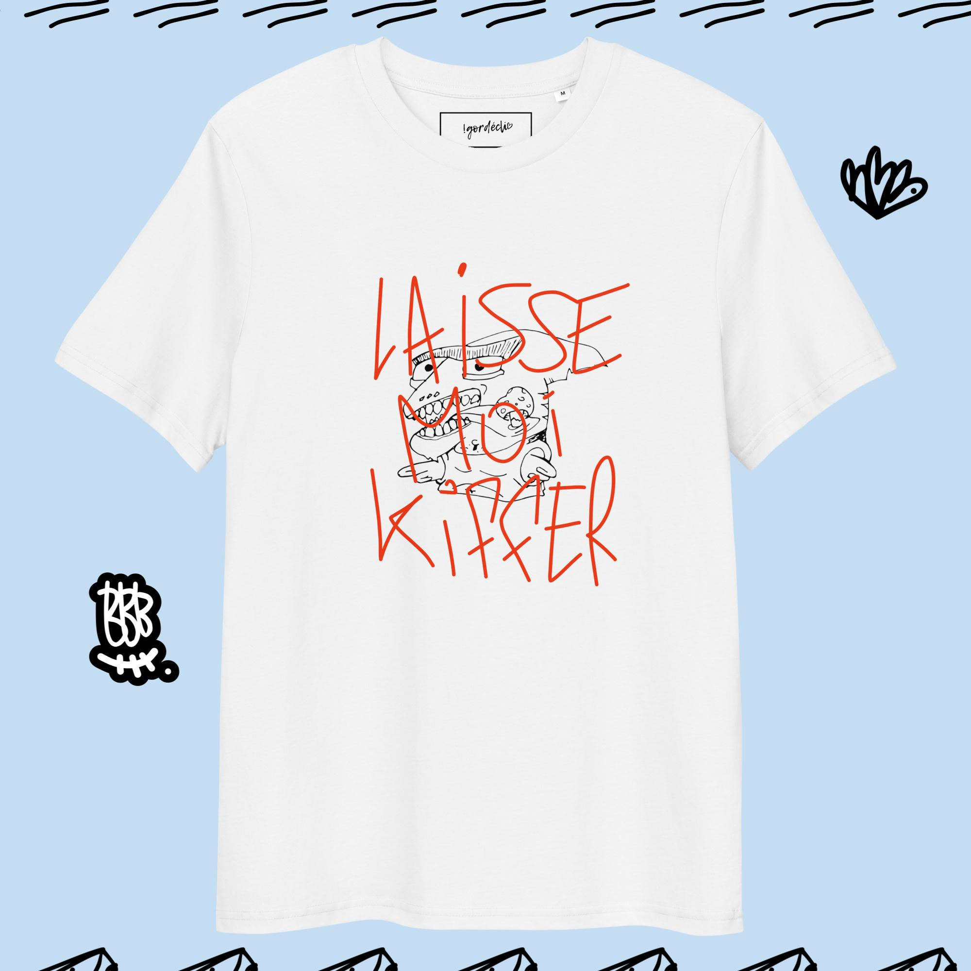 T-shirt minimal et design, Laisse-moi kiffer