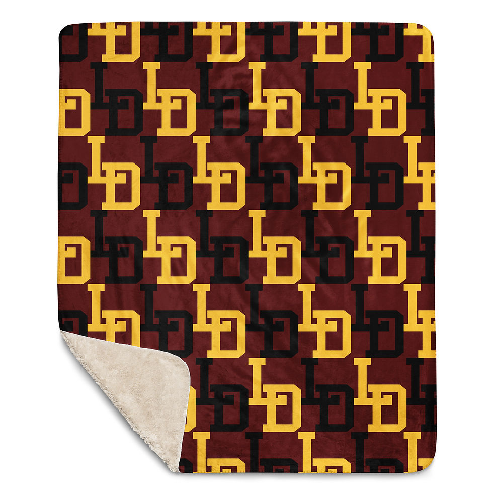 Thumbnail: LD Logo Sherpa Blanket - 50"x60"