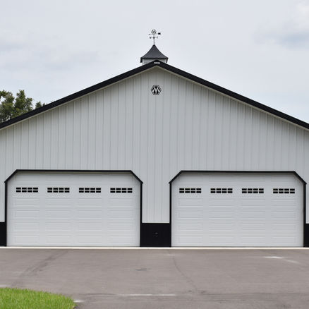 12x8 C.H.I. Model 4283 in White with Stockton Windows Installed in Gainesville, FL