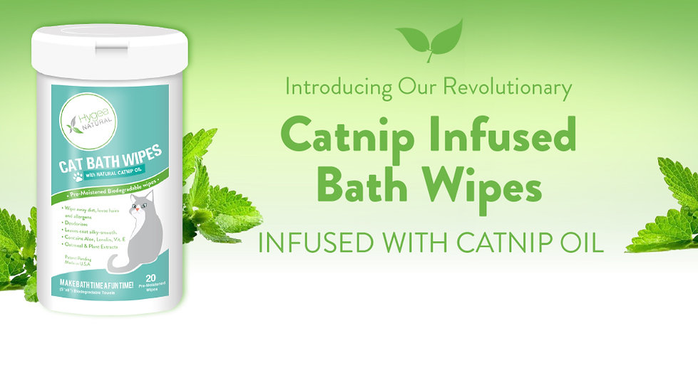 Cat Wipes With Catnip Hygea Natural