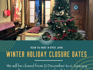 WINTER HOLIDAYS CLOSURE DATES