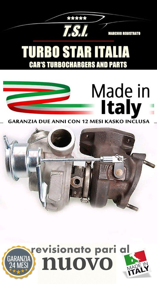TURBINA TURBOCOMPRESSORE 49189-05000 VOLVO S60 S80 V70 XC70 XC90 REVISIONATO
