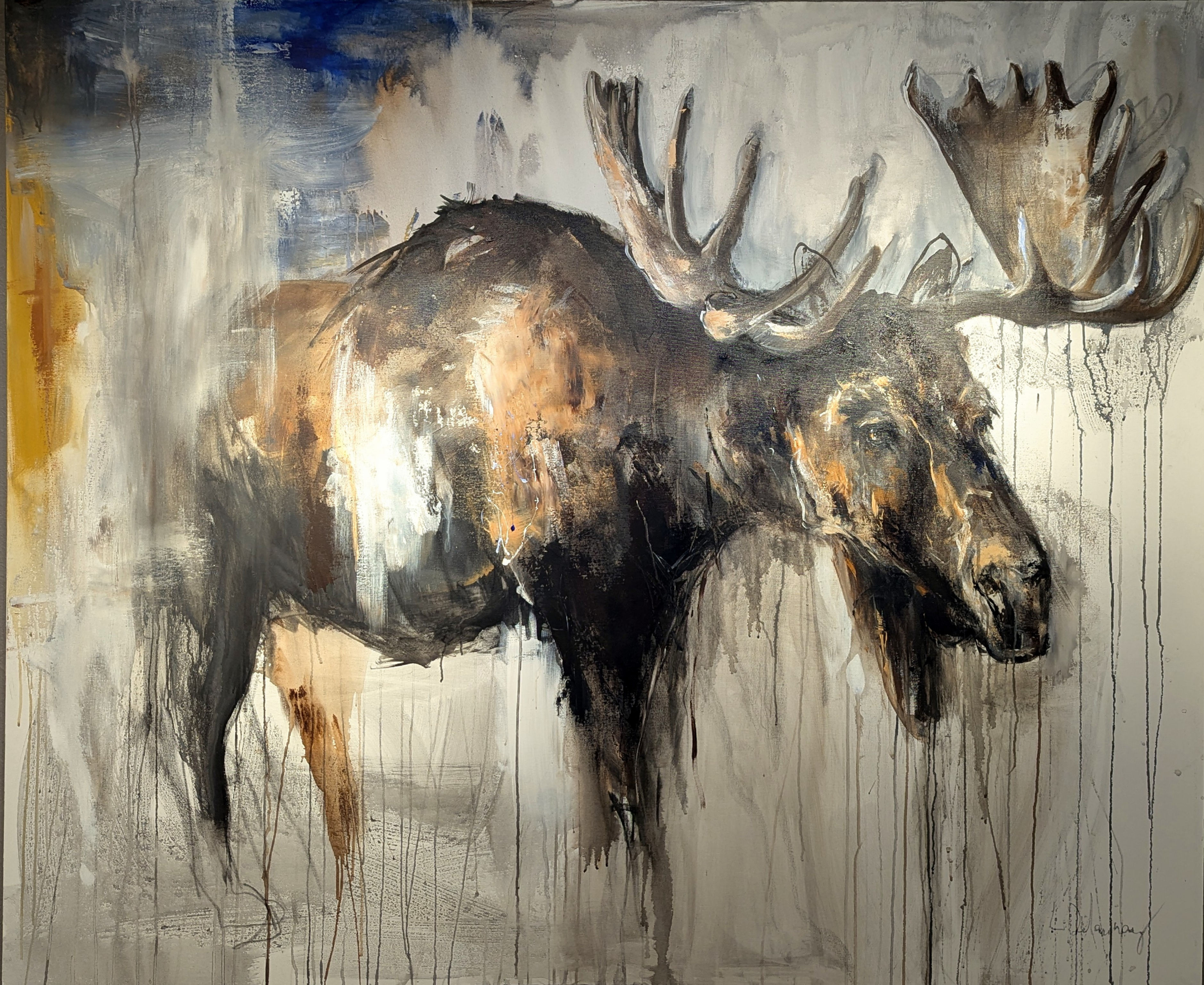 Moose Ahead. 60x72