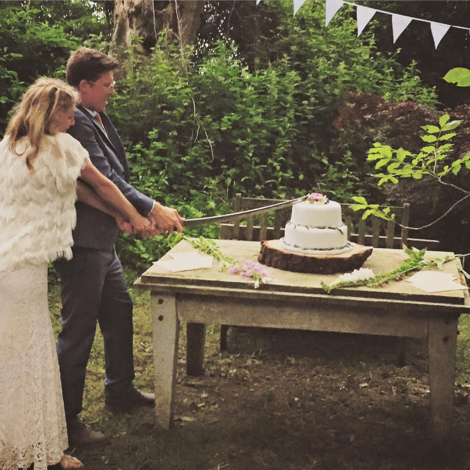 Wedding cake cut