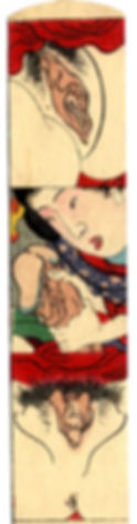 Thumbnail: shungaisart - 1840 - Kuniyoshi Shunga - Toy Print - Oral Fellatio - Japanese erotic art