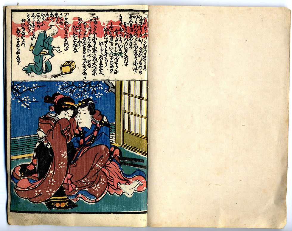 Miniaturbild: Edo Period - 1860 - UTAGAWA School - Shunga Book