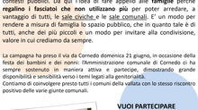 E' PARTITA LA CAMPAGNA "DONA UN FASCIATOIO!"