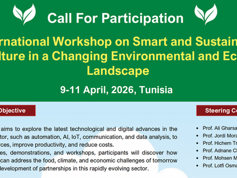 UNESCO Chair on Sustainability presents AI-based WEFE Nexus approaches at SmartAgri workshop in Tunisia